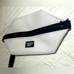 White and Black Reebok large crossbody bag